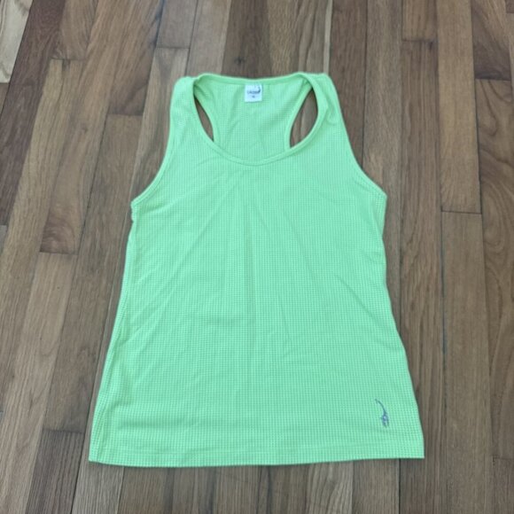 Lacoa Sports Women Green Active Tank Top Size M - Picture 2 of 5